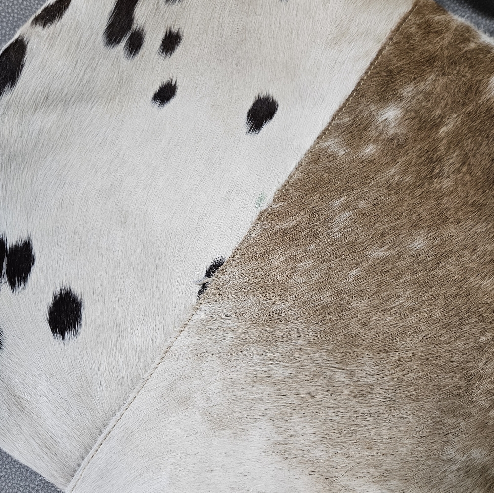 Cowhide Pillow Case